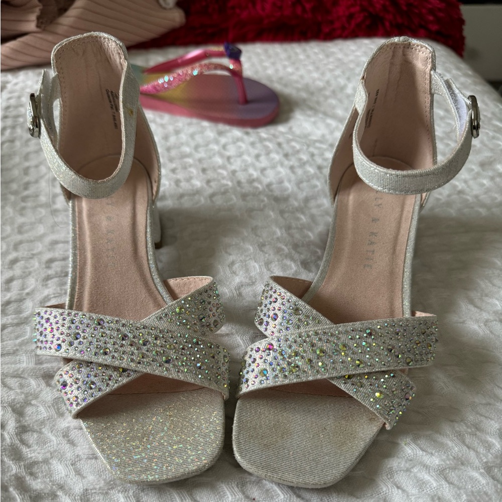 Kelly and Katie rhinestone shoes size 1